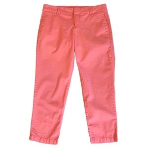 Kut From The Kloth Pink Taylor Crop Trouser Size 8